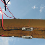BDI ST350 Strain Transducer on parallel steel beams