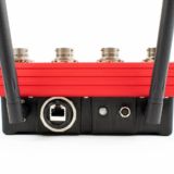 BDI STS4-4-IW3 intelliducer data acquisition node with antennae, red and black, back-view